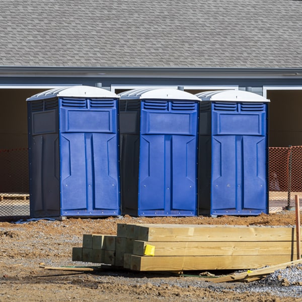 are there any restrictions on what items can be disposed of in the portable toilets in Powderly KY